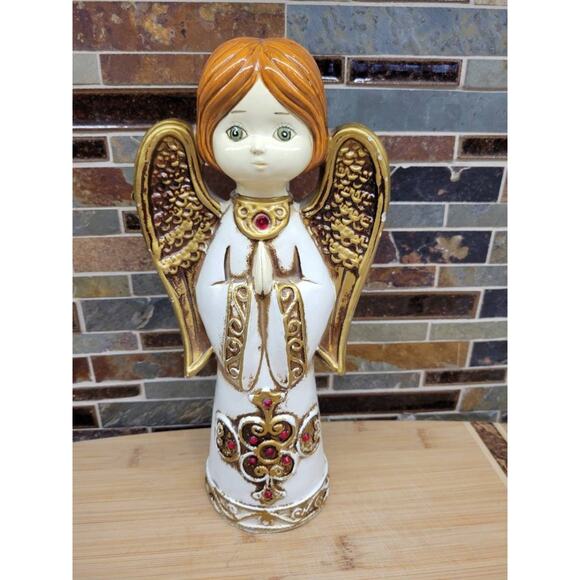 Vintage Paper Mache Angel Figurine, Christmas Decor, Ardco? - Picture 2 of 5